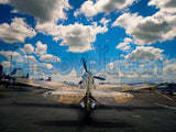 Resting Legend - The WWII Spitfire 16x20 / Black Premium Metal Posters Prints & Visual Artwork