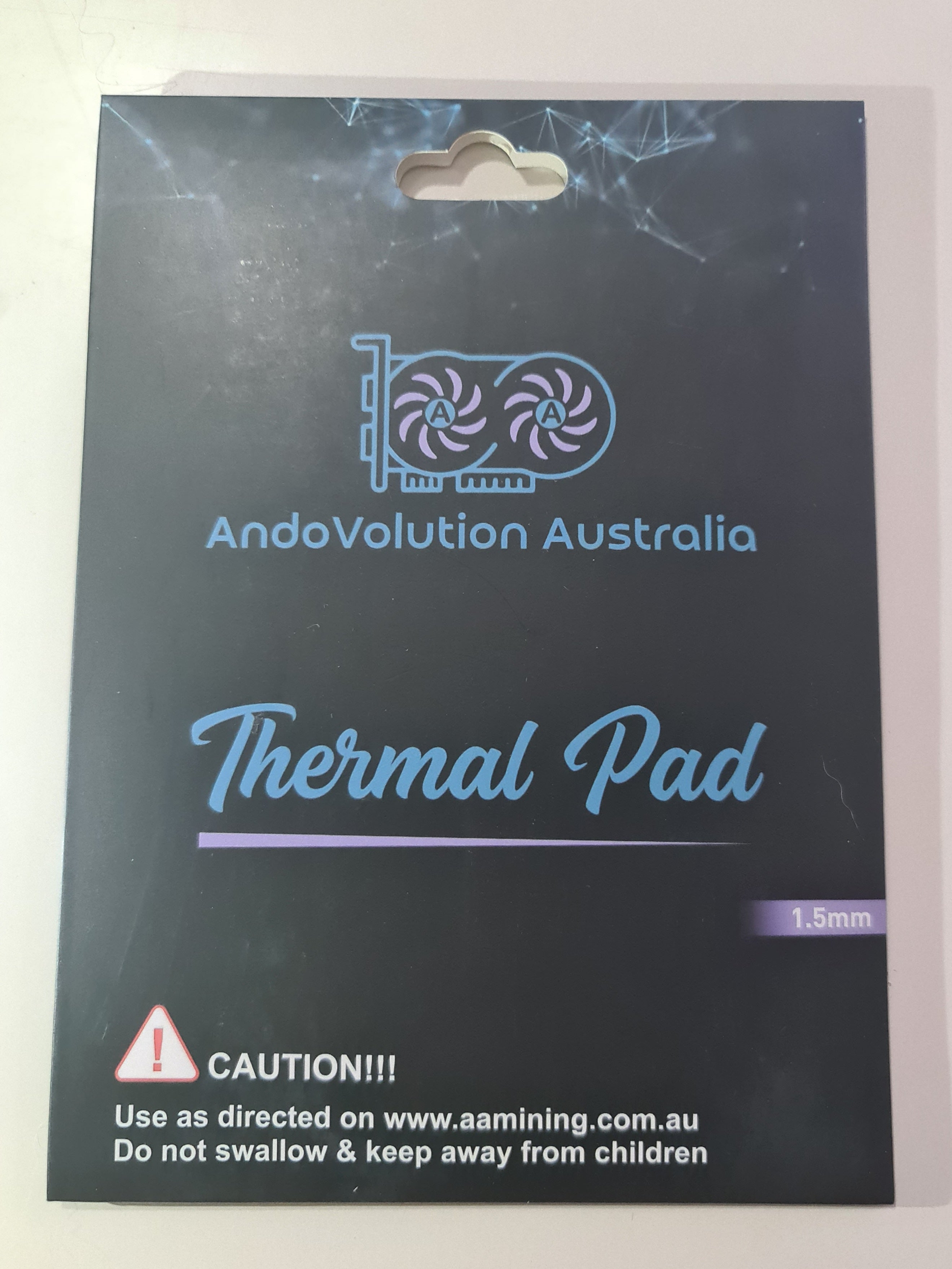 AndoVolution Australia Thermal Pads 16w/mk 100x100 pads with 1.5mm thickness - AndoVolution Australia - GPU Risers - crypto mining - Located: North Lakes, Brisbane, QLD, Australia