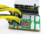 X6B 8 PORT CHAIN SYNC BREAKOUT BOARD FOR HP DELTA LITE-ON SERVER POWER SUPPLY USE IN ASIC OR GPU MINING - AndoVolution Australia - GPU Risers - crypto mining - Located: North Lakes, Brisbane, QLD, Australia