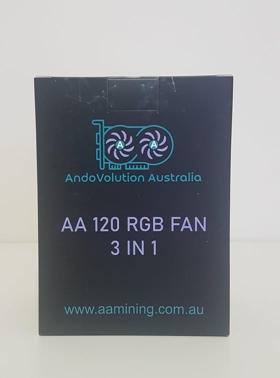 3 IN 1 RGB Fan pack AndoVolution Australia low noise good flow fans - AndoVolution Australia - GPU Risers - crypto mining - Located: North Lakes, Brisbane, QLD, Australia