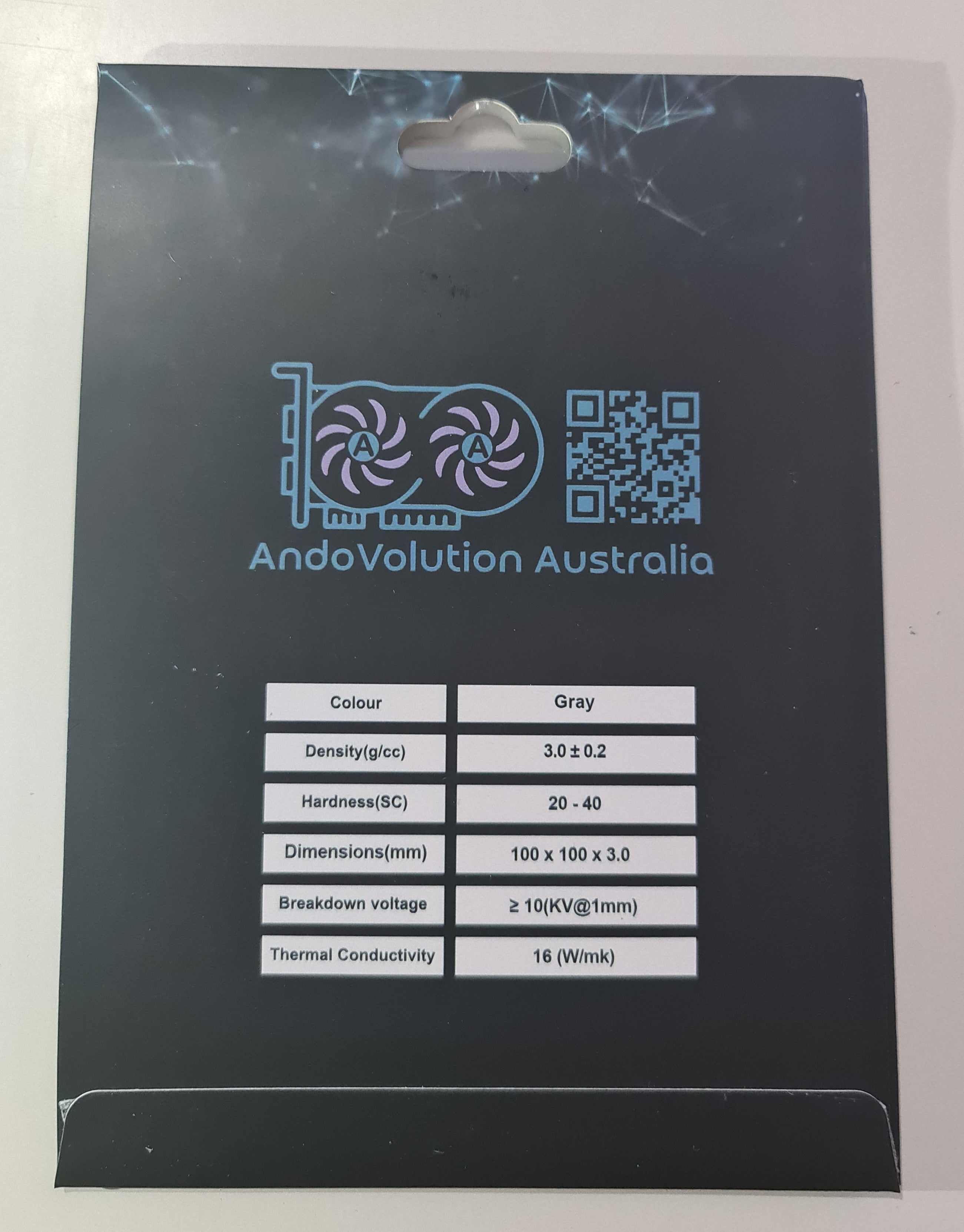 AndoVolution Australia Thermal Pads 16w/mk 100x100 pads with 3mm thickness - AndoVolution Australia - GPU Risers - crypto mining - Located: North Lakes, Brisbane, QLD, Australia