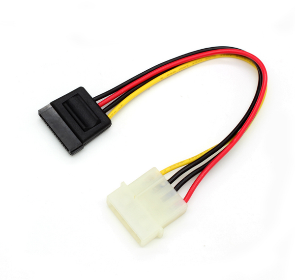 SATA Female to 4 Pin Male - SATA Serial Power - Power Interface ...