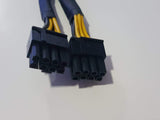 Heavy Duty PCIe 8 pin Female to dual 6+2pin male gpu splitter cable - AndoVolution Australia - GPU Risers - crypto mining - Located: North Lakes, Brisbane, QLD, Australia